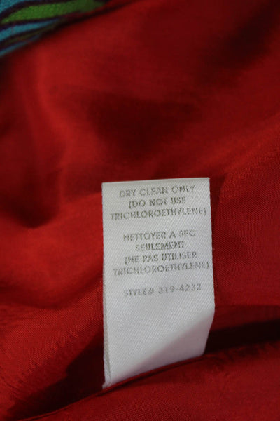 Nanette Lepore Womens Mini Sundress Red Square Neck Sleeveless Beach Size 6