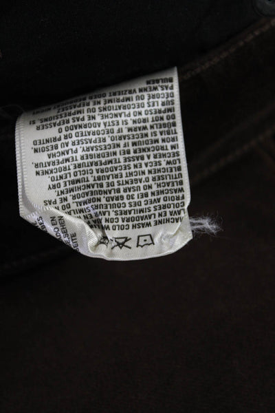 Citizens of Humanity Women Jeggings Brown Cotton Lycra Button Size 26