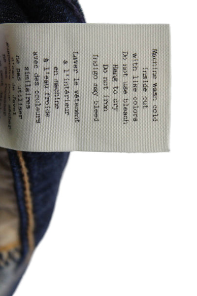Rag & Bone Mens Skinny Tapered Dark Blue Jeans Size 34