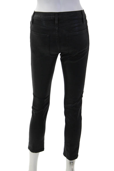Frame Womens Ankle Skinny Black Jeans Size 26