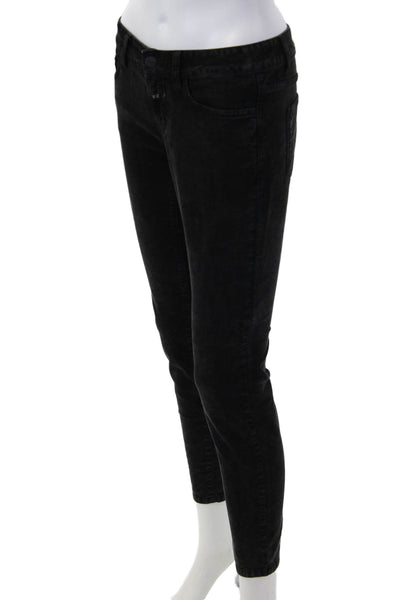 Closed Womens Ankle Skinny Jeans Black Size 24