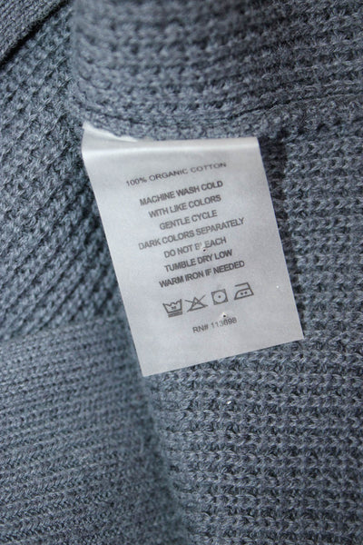 Margaret OLeary Unisex Pullover Sweater Dark Gray Organic Cotton Size XS