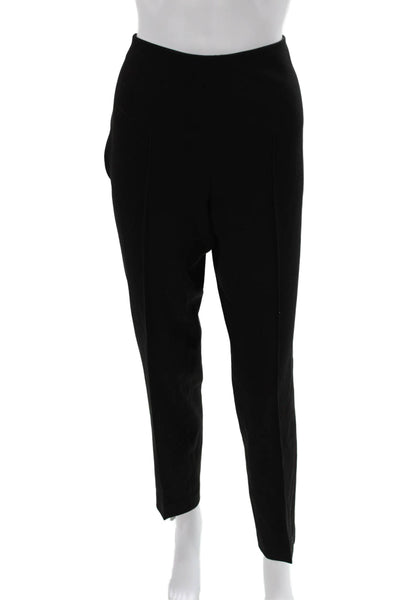 Saks Fifth Avenue Womens Dress Pants Black Rayon Nylon Spandex Size 8