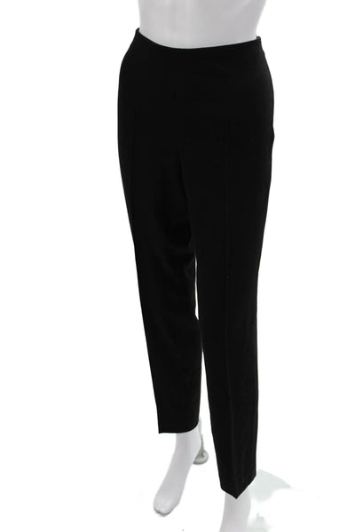 Saks Fifth Avenue Womens Dress Pants Black Rayon Nylon Spandex Size 8