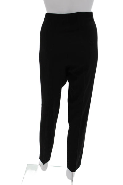 Saks Fifth Avenue Womens Dress Pants Black Rayon Nylon Spandex Size 8