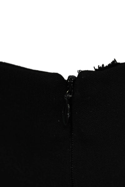 Saks Fifth Avenue Womens Dress Pants Black Rayon Nylon Spandex Size 8