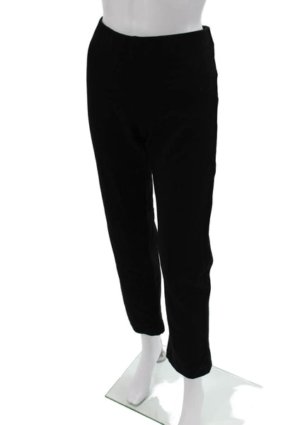 Saks Fifth Avenue Womens Ankle Dress Pants Black Rayon Blend Size M
