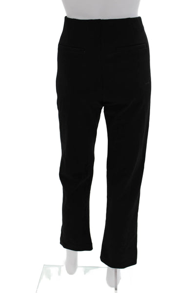 Saks Fifth Avenue Womens Ankle Dress Pants Black Rayon Blend Size M