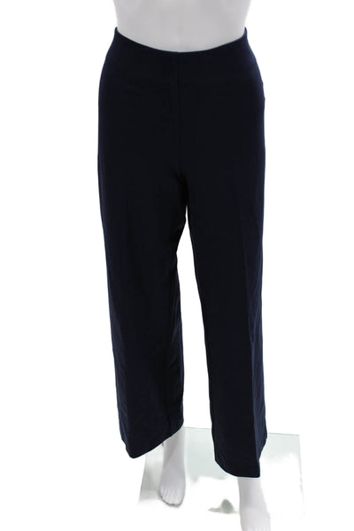 J. Mclaughlin Womens Dress Pants Dark Blue Hook & Eye Size 8