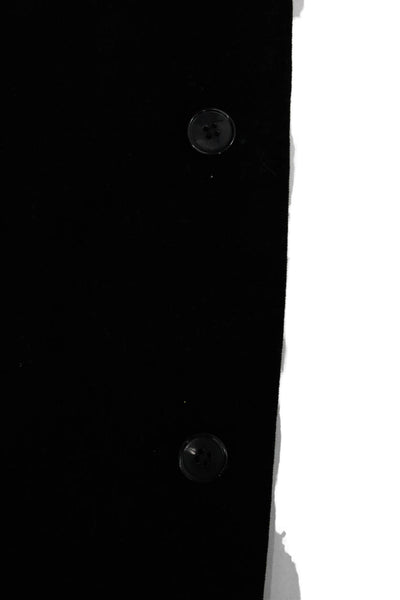 Alfani Mens Black Cotton Blazer Button Solid Long Sleeve Size 44