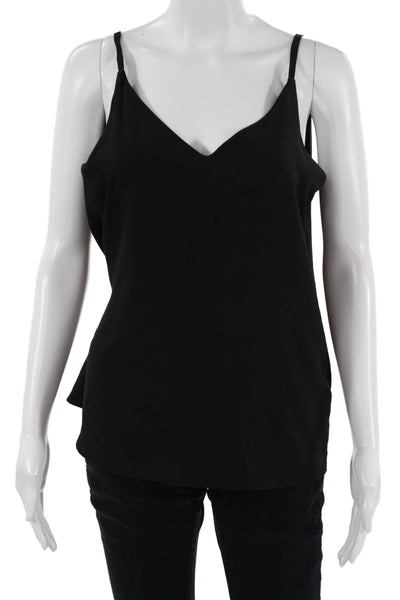 Zara Basic Womens Black V Neck Camisole Sleeveless Polyester Size XS