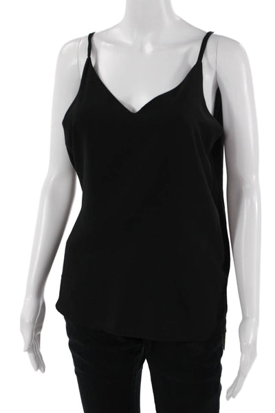 Zara Basic Womens Black V Neck Camisole Sleeveless Polyester Size XS