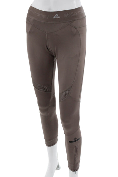 Adidas by Stella McCartney Womens Ankle Leggings Brown Size XS