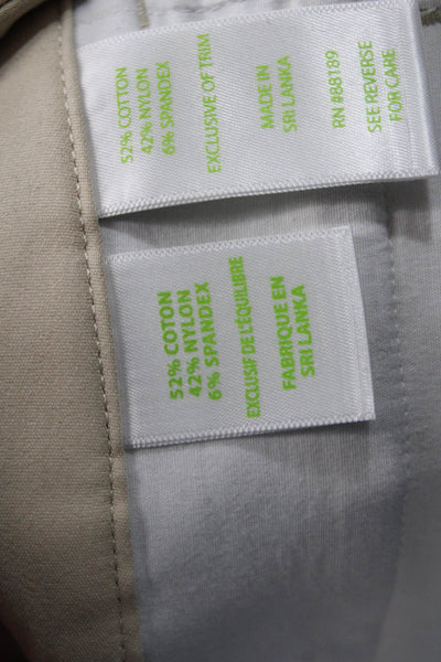 Lily Pulitzer Unisex Beige Chino Shorts Size 8