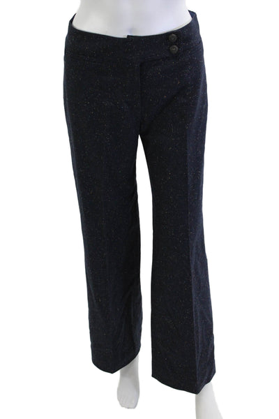 Cynthia Cynthia Steffe Womens Dress Pants Dark Blue Acrylic Button Size 2
