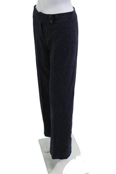 Cynthia Cynthia Steffe Womens Dress Pants Dark Blue Acrylic Button Size 2