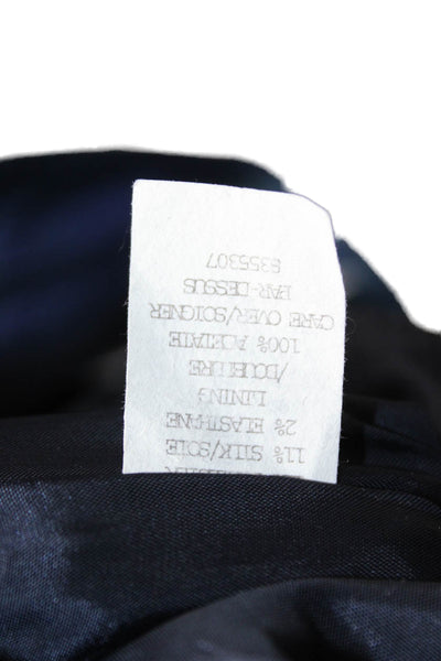 Cynthia Cynthia Steffe Womens Dress Pants Dark Blue Acrylic Button Size 2