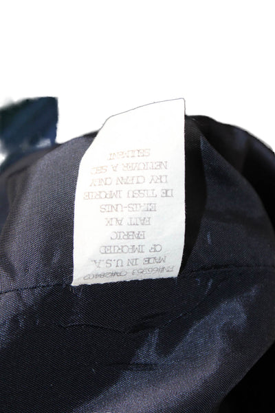 Cynthia Cynthia Steffe Womens Dress Pants Dark Blue Acrylic Button Size 2