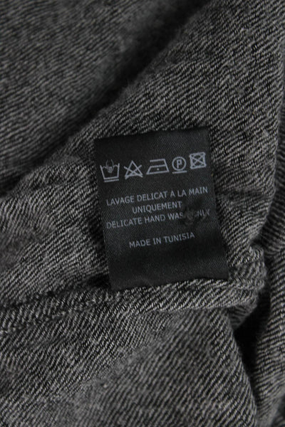Isabel Marant Etoile Women Dark Gray Wool Jumpsuit Long Sleeve Size 36