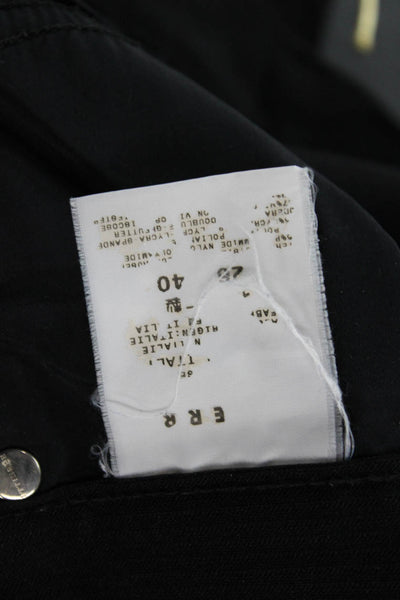 Versace Jeans Couture Women Ankle Skinny Black Jeans Designer Size 40