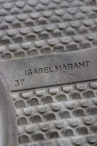Isabel Marant Womens Low Top Sneakers White Size 37 7