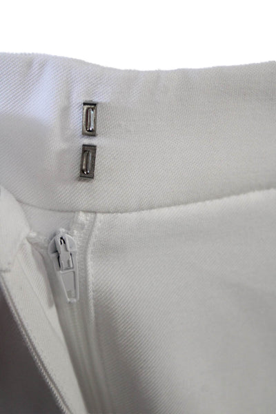 INC International Concepts Women Cargo Dress Pants White Hook & Eye Size S