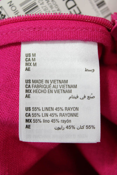 INC International Concepts Women A-Line Wrap Pink Skirt Size M