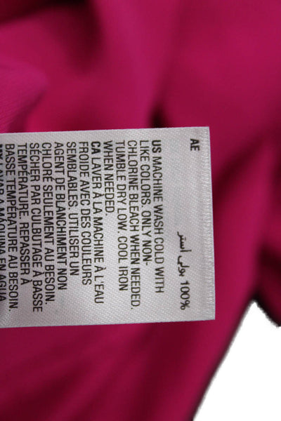 INC International Concepts Women Shirt Dress Pink Long Sleeve Collared Size PM