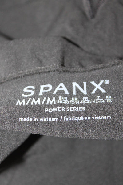 Spanx Unisex Biker Shorts Black Nylon Elastane Size M