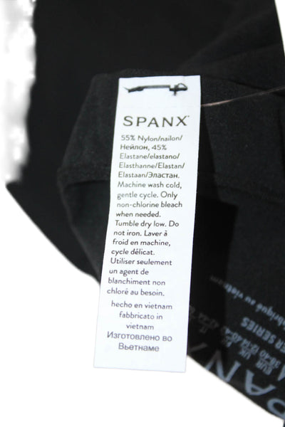 Spanx Unisex Biker Shorts Black Nylon Elastane Size M
