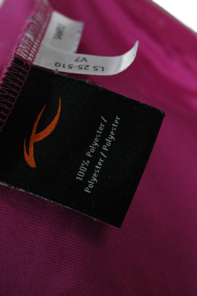 Kjus Womens Pink Mock Neck Zip Jacket Size M
