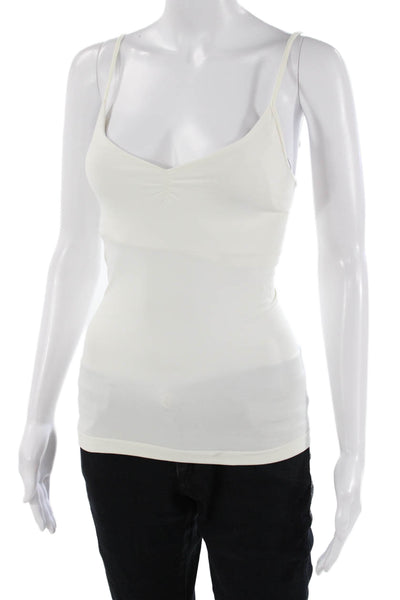 Elie Tahari Womens White V Neck Camisole Spaghetti Straps Size XS