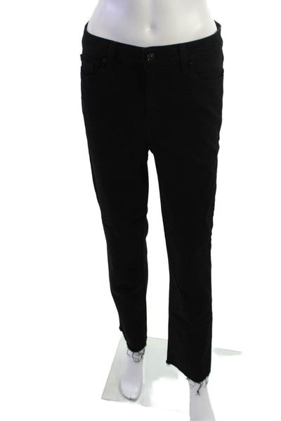 Paige Womens Cropped Black Jeans Size 29