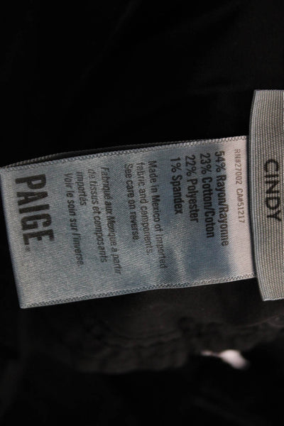 Paige Womens Cropped Black Jeans Size 29