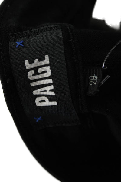 Paige Womens Cropped Black Jeans Size 29