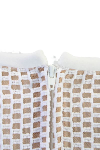 Lauren Ralph Lauren Women Sheath Dress White Sleeveless Knee Length Size 0P