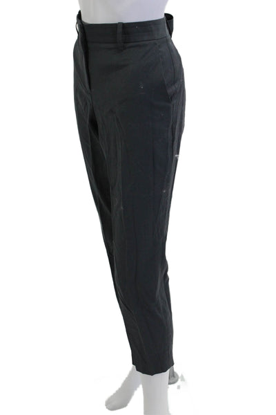 Theory Womens Ankle Cropped Dress Pants Black Size 4