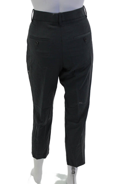 Theory Womens Ankle Cropped Dress Pants Black Size 4