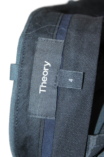 Theory Womens Ankle Cropped Dress Pants Black Size 4