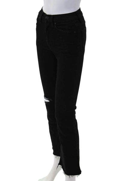 Hudson Women Bootcut Black Jeans Size 24