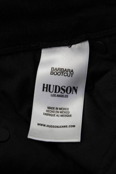 Hudson Women Bootcut Black Jeans Size 24