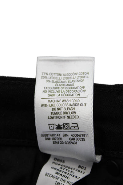 Hudson Women Bootcut Black Jeans Size 24