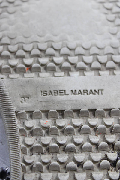 Isabel Marant Womens Leather Low Top Sneakers White Size 37 7