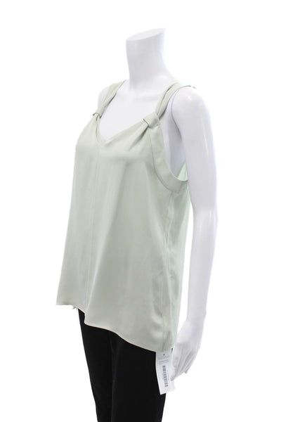 Theory Womens Silk V-Neck Camisole Beige Size M