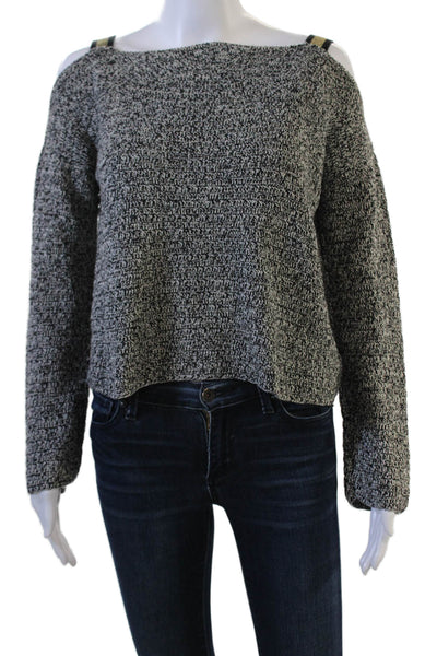 Rachel Comey Unisex Pullover Sweater Black 100% Cotton Long Sleeve Size XS
