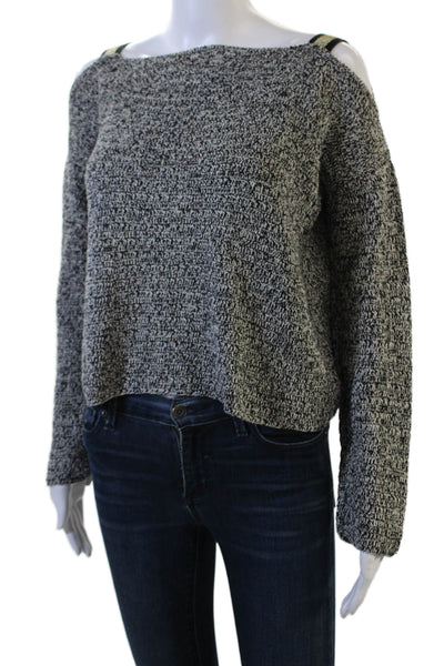 Rachel Comey Unisex Pullover Sweater Black 100% Cotton Long Sleeve Size XS