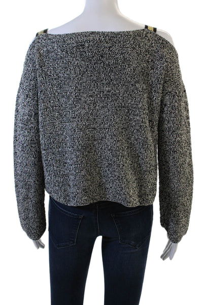 Rachel Comey Unisex Pullover Sweater Black 100% Cotton Long Sleeve Size XS