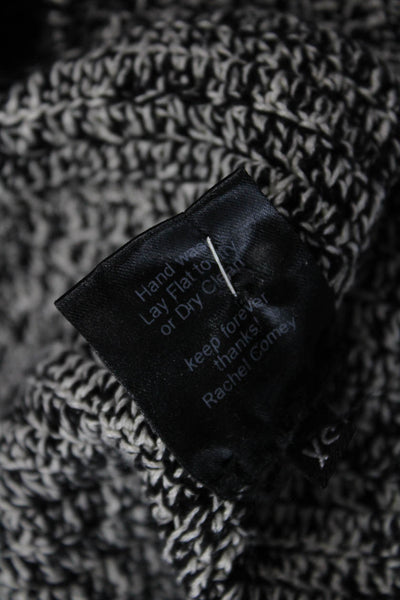Rachel Comey Unisex Pullover Sweater Black 100% Cotton Long Sleeve Size XS
