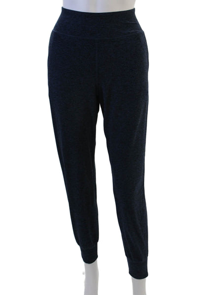 Outdoor Voices Womens Pull On High Waisted Cuff Ankle Jogger Pants Blue Size S