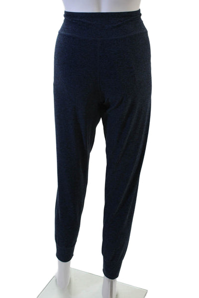 Outdoor Voices Womens Pull On High Waisted Cuff Ankle Jogger Pants Blue Size S